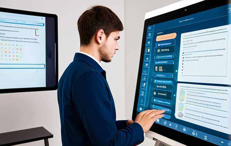 A professional young adult, fully clothed in modest attire, is engaged in a personalized Russian language lesson on a holographic tablet. The interface displays Russian words and interactive exercises tailored to their progress, with a subtle AI assistant glowing nearby. The person has a focused yet curious expression, indicating deep engagement. The background is a clean, modern study with warm ambient lighting. Perfect anatomy, correct proportions, natural pose, well-formed hands, proper finger count, natural body proportions, safe for work, appropriate content, professional, family-friendly.